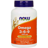 OMEGA 3 - 6 - 9 100 kapslí NOW FOODS